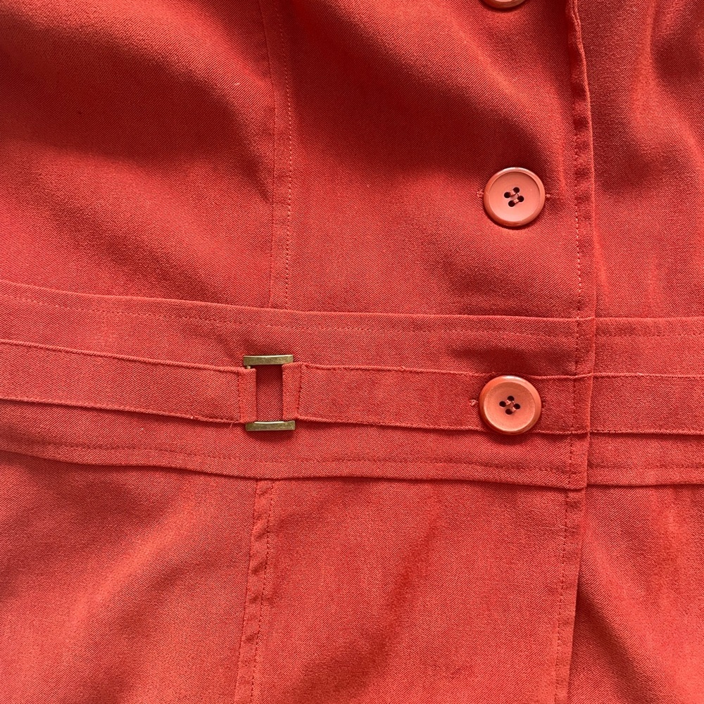 Notations Reddish Orange Blazer Jacket - image 2